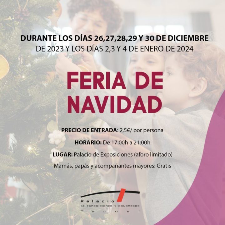 Feria de Navidad en el Palacio de Exposiciones de Teruel