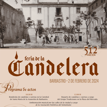 Barbastro celebra la 512 edición de la Feria de la Candelera