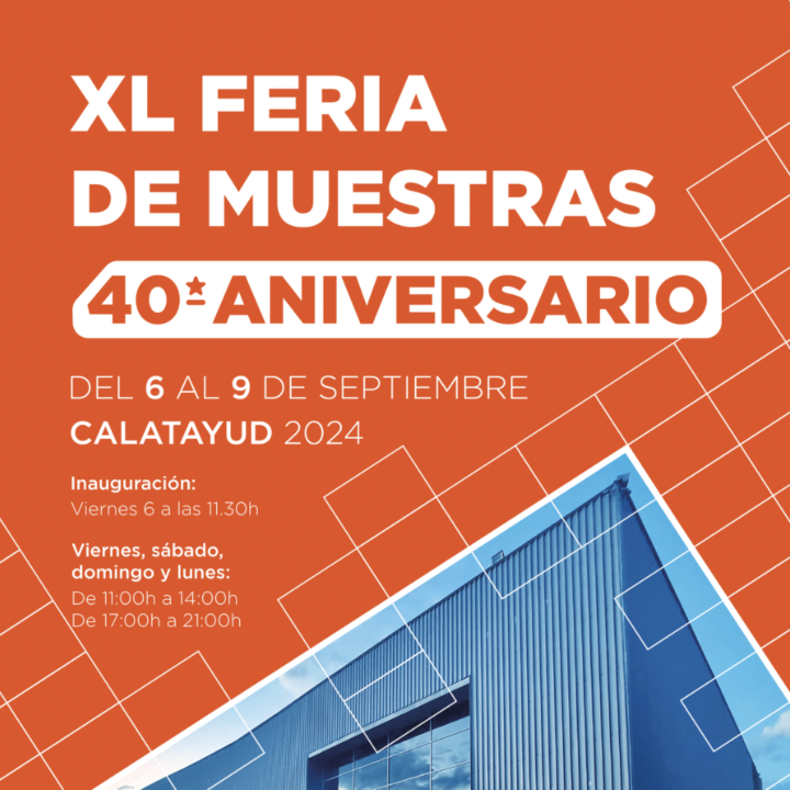 Calatayud celebra el 40 aniversario de su Feria de Muestras