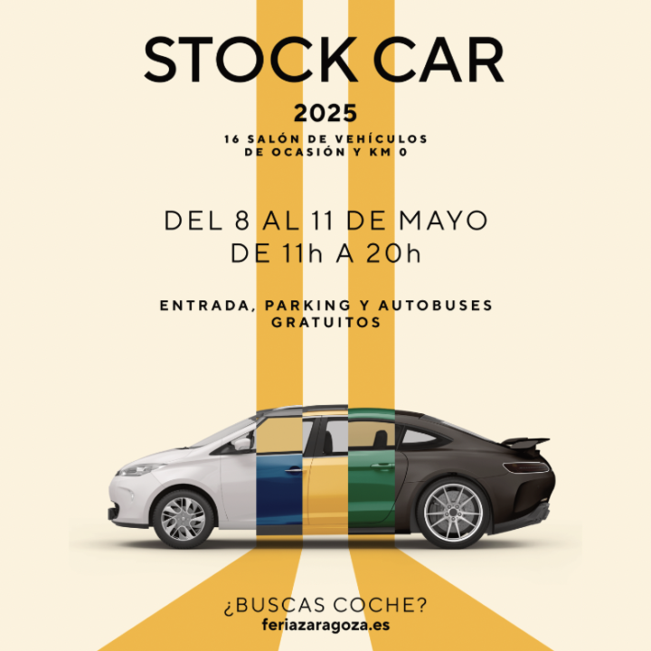 Stock-Car en Feria de Zaragoza: la cita de los vehículos de ocasión