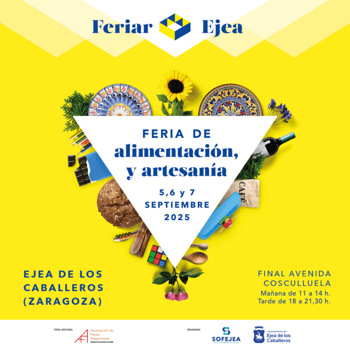 Nueva edición de FERIAR Ejea, del 5 al 7 de septiembre