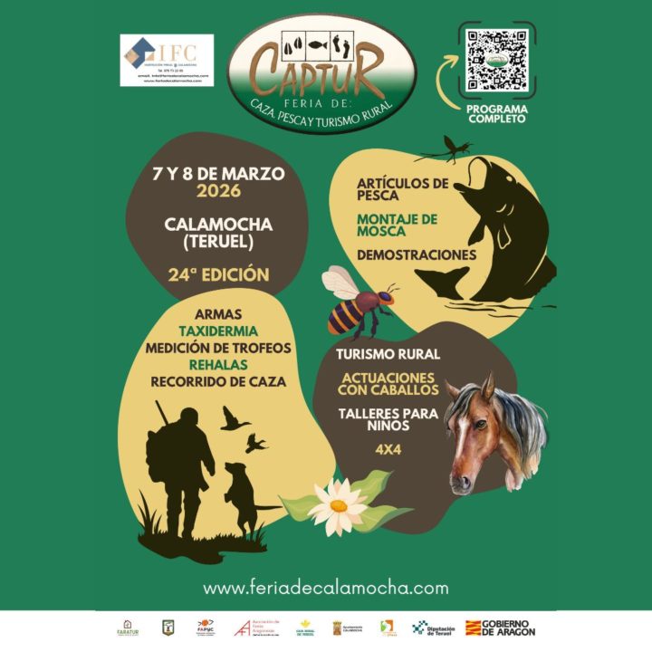 Calamocha acoge, el 7 y 8 de marzo, la 24ª edición de CAPTUR