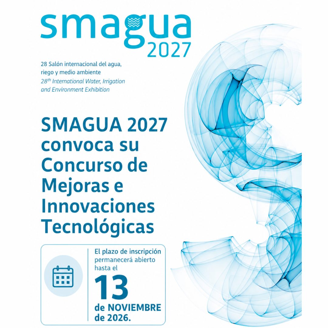 SMAGUA 2027 convoca su Concurso de Mejoras e Innovaciones Tecnológicas